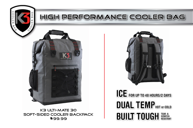 K3 Premium Soft Sided Cooler - 12 Pack
